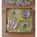Bk Gift Kişiye Özel Isimli 2’li Cam Kahve Fincanı & Türk Kahvesi & Gümüş Metal Kutuda Kokulu Mum Hediye Seti-2, Anneye Hediye, Anneler Günü Hediyeleri - Renk - Renkli