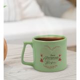 Bk Gift Kişiye Özel Isimli Anneler Günü Tasarımlı Pastel Yeşil Middle Kupa Bardak, Anneye Hediye, Anneler Günü Hediyesi-10