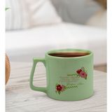 Bk Gift Kişiye Özel Isimli Anneler Günü Tasarımlı Pastel Yeşil Middle Kupa Bardak, Anneye Hediye, Anneler Günü Hediyesi-6