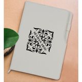 Bk Gift Kişiye Özel Isimli Beyaz Termo Deri Not Defteri 15X21CM-10 - Renkli