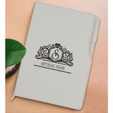 Bk Gift Kişiye Özel Isimli Beyaz Termo Deri Not Defteri 15X21CM-13 - Renkli