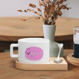 Bk Gift Kişiye Özel Isimli Doktor Tasarımlı-7, Ahşap Altlıklı Seramik Fincan, Meslek Hediyesi, Yeni Iş Hediyesi - Renk - Renkli
