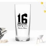 Bk Gift Kişiye Özel Isimli Dtf Bursa Plaka Şehir Tasarımlı Rakı Bardağı, Arkadaşa Hediye, Sevgiliye Hediye - Renk - Renkli