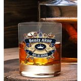 Bk Gift Kişiye Özel Isimli Dtf Chivas Tasarımlı Viski Kadehi-1, Arkadaşa Hediye, Sevgiliye Hediye - Renk - Renkli