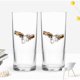 Bk Gift Kişiye Özel Isimli Dtf Eğlenceli Rakı Tasarımlı Ikili Rakı Bardağı Seti-8, Arkadaşa Hediye, Sevgiliye Hediye - Renk - Renkli