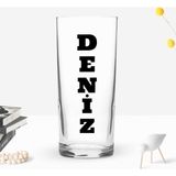 Bk Gift Kişiye Özel Isimli Dtf Rakı Bardağı, Arkadaşa Hediye, Sevgiliye Hediye - Renk - Renkli