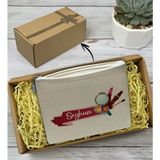 BK Gift Kişiye Özel İsimli Keten Makyaj Çantası-7, Anneler Günü Hediyesi, Doğum Günü Hediyesi, Sevgiliye Hediye