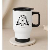 Bk Gift Kişiye Özel Isimli Kulplu Beyaz Çelik Bardak Termos Mug 450ML-3, Sevgiliye , Arkadaşa , Eşe