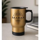 BK Gift Kişiye Özel İsimli Kulplu Gold Çelik Bardak Termos Mug 450ml-5, Sevgiliye Hediye, Arkadaşa Hediye, Eşe Hediye