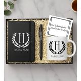 Bk Gift Kişiye Özel Isimli Kupa, Defter ve Tükenmez Kalem Hediye Seti-1 | Sevgiliye Hediye, Arkadaşa Hediye, Babalar Günü Hediyesi - Renk - Renkli