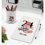 Bk Gift Kişiye Özel Isimli Öğretmenler Günü Tasarımlı Defter Kalem ve Kalemlik Hediye Seti, Öğretmene Hediye, Öğretmenler Günü - 12
