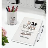 Bk Gift Kişiye Özel Isimli Öğretmenler Günü Tasarımlı Defter Kalem ve Kalemlik Hediye Seti, Öğretmene Hediye, Öğretmenler Günü - 16