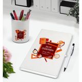 Bk Gift Kişiye Özel Isimli Öğretmenler Günü Tasarımlı Defter Kalem ve Kalemlik Hediye Seti, Öğretmene Hediye, Öğretmenler Günü - 1