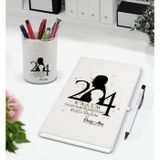 Bk Gift Kişiye Özel Isimli Öğretmenler Günü Tasarımlı Defter Kalem ve Kalemlik Hediye Seti, Öğretmene Hediye, Öğretmenler Günü - 4