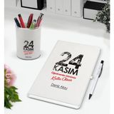 Bk Gift Kişiye Özel Isimli Öğretmenler Günü Tasarımlı Defter Kalem ve Kalemlik Hediye Seti, Öğretmene Hediye, Öğretmenler Günü - 8