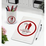 Bk Gift Kişiye Özel Isimli Öğretmenler Günü Tasarımlı Defter Kalem ve Kalemlik Hediye Seti, Öğretmene Hediye, Öğretmenler Günü - 9