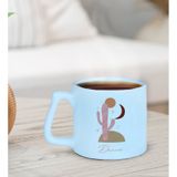 Bk Gift Kişiye Özel Isimli Pastel Mavi Middle Kupa Bardak-12, Arkadaşa Hediye, Ev Hediyesi, Doğum Günü Hediyesi, Ofis Hediyesi