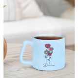 Bk Gift Kişiye Özel Isimli Pastel Mavi Middle Kupa Bardak-22, Arkadaşa Hediye, Ev Hediyesi, Doğum Günü Hediyesi, Ofis Hediyesi