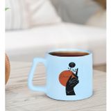 Bk Gift Kişiye Özel Isimli Pastel Mavi Middle Kupa Bardak-4, Arkadaşa Hediye, Ev Hediyesi, Doğum Günü Hediyesi, Ofis Hediyesi