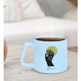 Bk Gift Kişiye Özel Isimli Pastel Mavi Middle Kupa Bardak-5, Arkadaşa Hediye, Ev Hediyesi, Doğum Günü Hediyesi, Ofis Hediyesi