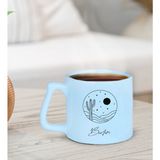 Bk Gift Kişiye Özel Isimli Pastel Mavi Middle Kupa Bardak-6, Arkadaşa Hediye, Ev Hediyesi, Doğum Günü Hediyesi, Ofis Hediyesi