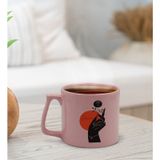 Bk Gift Kişiye Özel Isimli Pastel Pembe Middle Kupa Bardak, Arkadaşa Hediye, Ev Hediyesi, Doğum Günü Hediyesi, Ofis Hediyesi-3