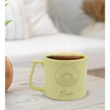 Bk Gift Kişiye Özel Isimli Pastel Sarı Middle Kupa Bardak, Arkadaşa Hediye, Ev Hediyesi, Doğum Günü Hediyesi, Ofis Hediyesi-7