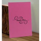 Bk Gift Kişiye Özel Isimli Pembe Defter ve Fuşya Cam Matara Hediye Seti-3, Sevgiliye Hediye, Arkadaşa Hediye, Yeni Iş Hediyesi