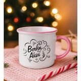 Bk Gift Kişiye Özel Isimli Pembe Emaye Kupa Bardak -14, Arkadaşa Hediye, Sevgiliye Hediye