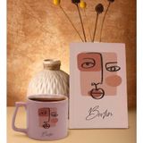 Bk Gift Kişiye Özel Isimli Pembe Sert Kapaklı Defter Ve Middle Kupa Seti, Arkadaşa Hediye, Yeni Iş Hediyesi, Doğum Günü Hediyesi-1