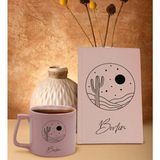 Bk Gift Kişiye Özel Isimli Pembe Sert Kapaklı Defter Ve Middle Kupa Seti, Arkadaşa Hediye, Yeni Iş Hediyesi, Doğum Günü Hediyesi-5