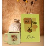 Bk Gift Kişiye Özel Isimli Sarı Sert Kapaklı Defter Ve Middle Kupa Seti, Arkadaşa Hediye, Yeni Iş Hediyesi, Doğum Günü Hediyesi-1