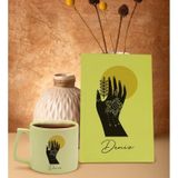 Bk Gift Kişiye Özel Isimli Sarı Sert Kapaklı Defter Ve Middle Kupa Seti, Arkadaşa Hediye, Yeni Iş Hediyesi, Doğum Günü Hediyesi-4