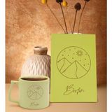 Bk Gift Kişiye Özel Isimli Sarı Sert Kapaklı Defter Ve Middle Kupa Seti, Arkadaşa Hediye, Yeni Iş Hediyesi, Doğum Günü Hediyesi-6
