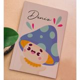 Bk Gift Kişiye Özel Isimli Sert Kapaklı Pudra Pembesi Lastikli Defter -18