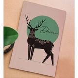 Bk Gift Kişiye Özel Isimli Sert Kapaklı Pudra Pembesi Lastikli Defter -2