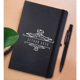 Bk Gift Kişiye Özel Isimli Siyah Defter ve Metal Versatil Kalem(0,7 Kurşun) Hediye Seti-8
