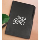 BK Gift Kişiye Özel İsimli Siyah Termo Deri Not Defteri 15x21cm-5