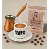 Bk Gift Kişiye Özel Isimli Türk Kahvesi Fincanı & Bakır Cezve & Türk Kahvesi Seti-12, Arkadaş Hediye, Sevgiliye Hediye - Renk - Renkli