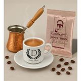 Bk Gift Kişiye Özel Isimli Türk Kahvesi Fincanı & Bakır Cezve & Türk Kahvesi Seti-3, Arkadaş Hediye, Sevgiliye Hediye - Renk - Renkli