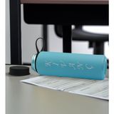 Bk Gift Kişiye Özel Isimli Turkuaz Renkli Cam Matara 500ML, Sevgiliye, Arkadaşa Hediye, Isimli Cam Matara, Ofis Hediyesi