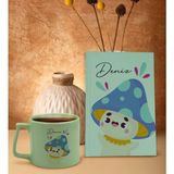 Bk Gift Kişiye Özel Isimli Yeşil Sert Kapaklı Defter Ve Middle Kupa Seti, Arkadaşa Hediye, Yeni Iş Hediyesi, Doğum Günü Hediyesi-18
