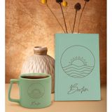 Bk Gift Kişiye Özel Isimli Yeşil Sert Kapaklı Defter Ve Middle Kupa Seti, Arkadaşa Hediye, Yeni Iş Hediyesi, Doğum Günü Hediyesi-7