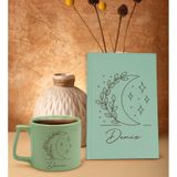 Bk Gift Kişiye Özel Isimli Yeşil Sert Kapaklı Defter Ve Middle Kupa Seti, Arkadaşa Hediye, Yeni Iş Hediyesi, Doğum Günü Hediyesi-8