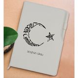 Bk Gift Kişiye Özel Kaligrafi Atatürk Tasarımlı Beyaz Termo Deri Not Defteri 15X21CM-1 - Renkli