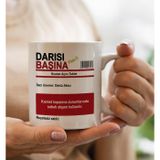 Bk Gift Kişiye Özel Komik Ilaç Tasarımlı Beyaz Kupa Bardak-4, Arkadaşa Hediye, Ev Hediyesi, Doğum Günü Hediyesi, Ofis Hediyesi
