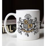 Bk Gift Kişiye Özel Kraliyet Sembollü Beyaz Kupa Bardak