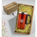 Bk Gift Kişiye Özel Kutulu 5304 Kırmızı Çelik Termos Bardak 240 ml