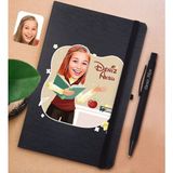 Bk Gift Kişiye Özel Öğretmen Karikatürlü Siyah Defter ve Metal Versatil Kalem(0,7 Kurşun) Hediye Seti-3
