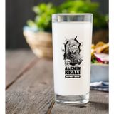 BK Gift Kişiye Özel Renkli Baskılı Alemin Kralı Rakı Bardağı-1